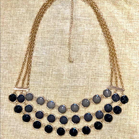 Express multi-strand (three row) layered necklace - Picture 1 of 4